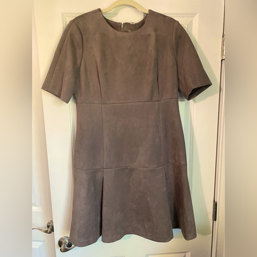Calvin Klein Suede Dress